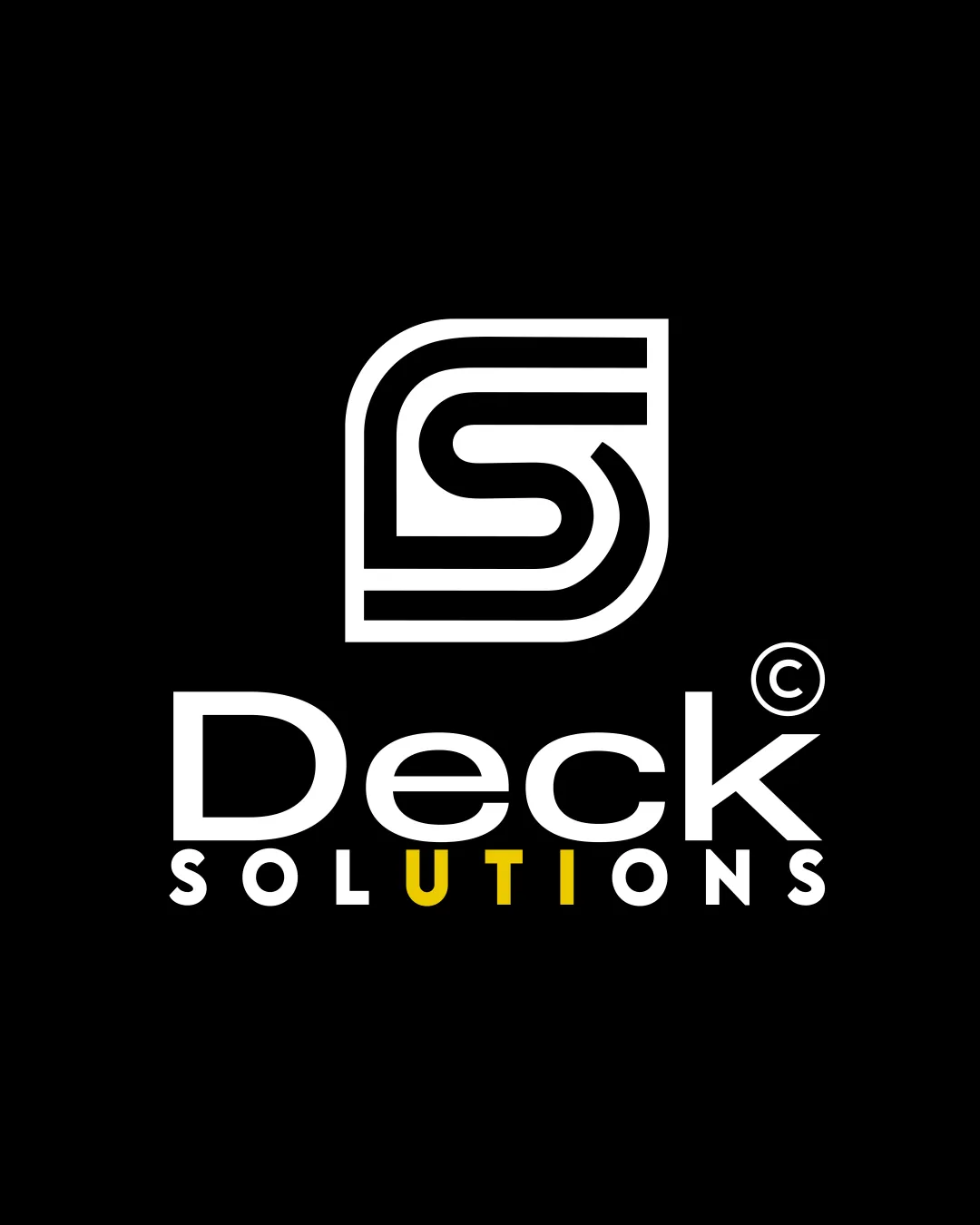 Deck Solutions Ds Monogram With Rounded Corners Combination Mark Construction Modern Geometric Logo Review