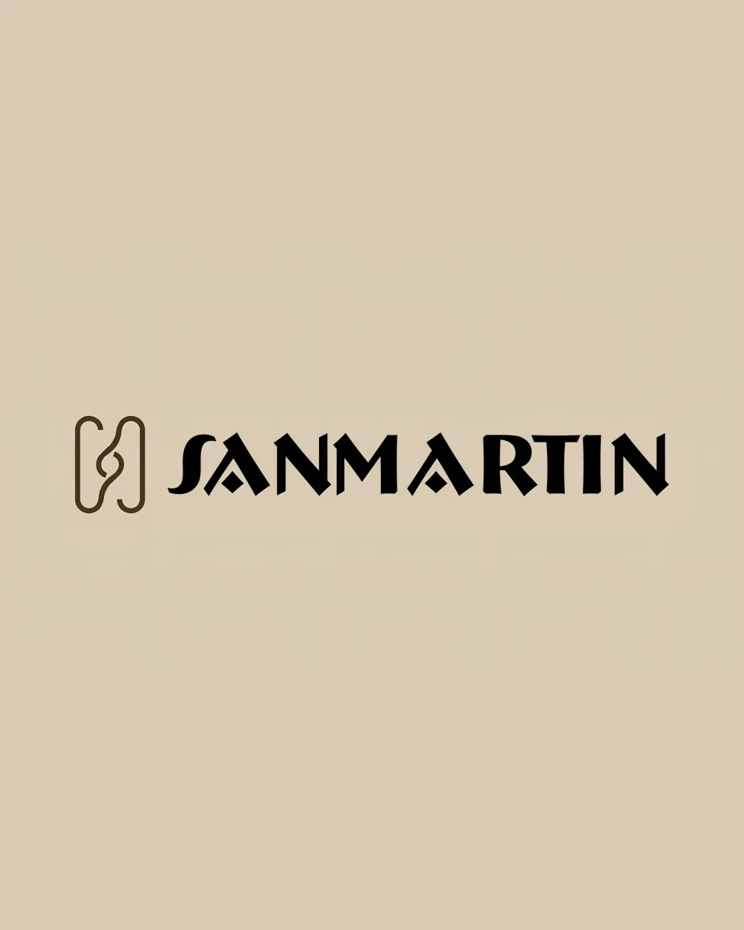 Sanmartin Abstract Geometric Monogram With Interlocking Shapes Combination Mark Fashion Modern Geometric Logo Review