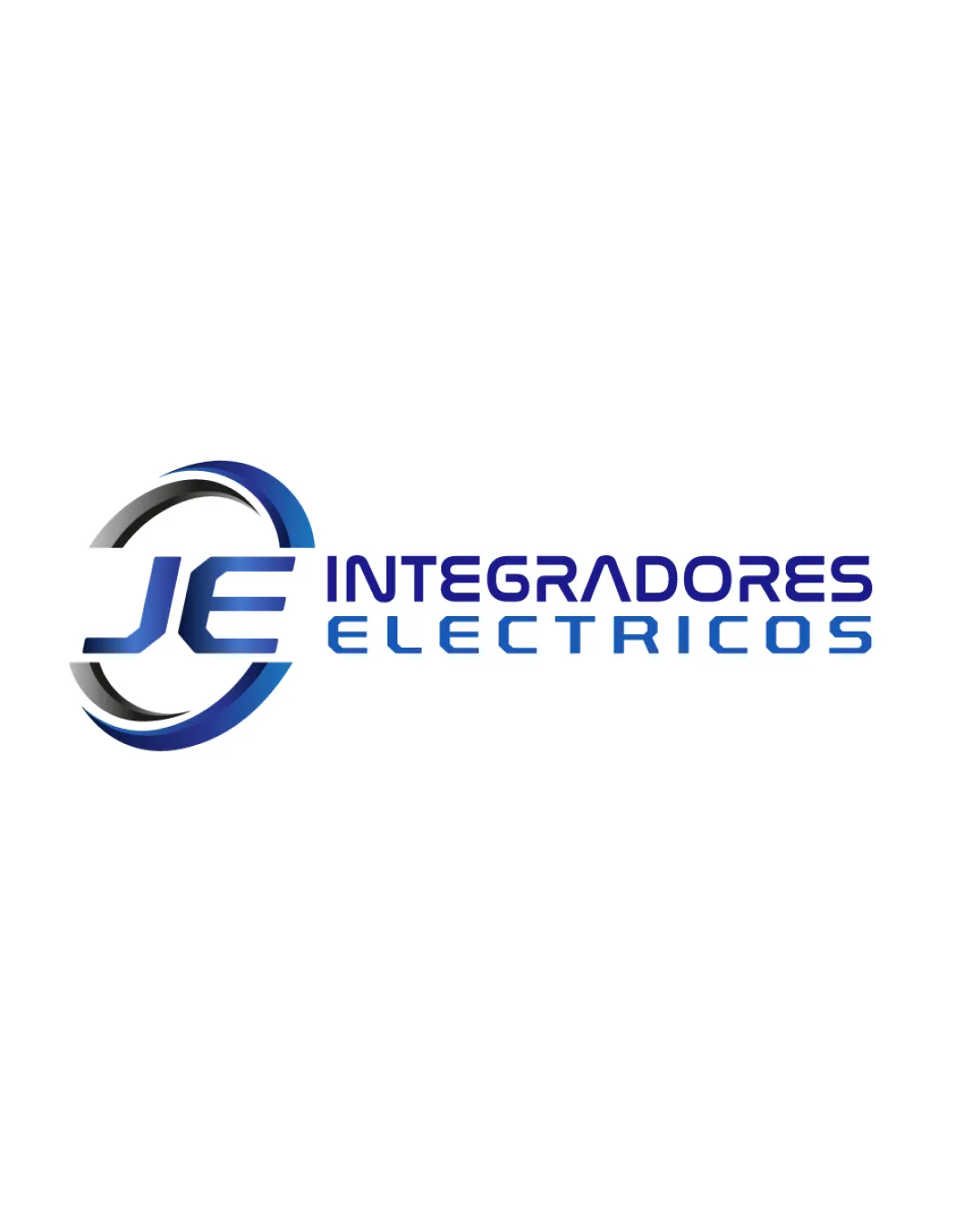 Je Integradores Electricos Circular Swoosh Around Je Monogram Combination Mark Technology Modern Technological Gradient Logo Review