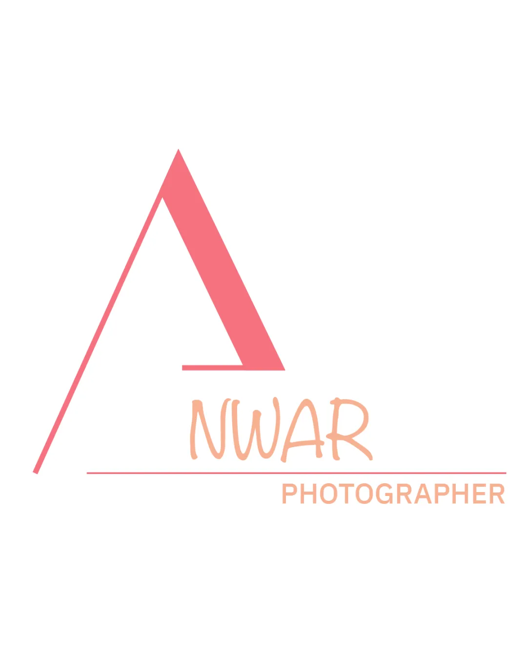 Nwar Photographer Large Angular A Shape Combination Mark Photography Modern Minimal Geometric Logo Review