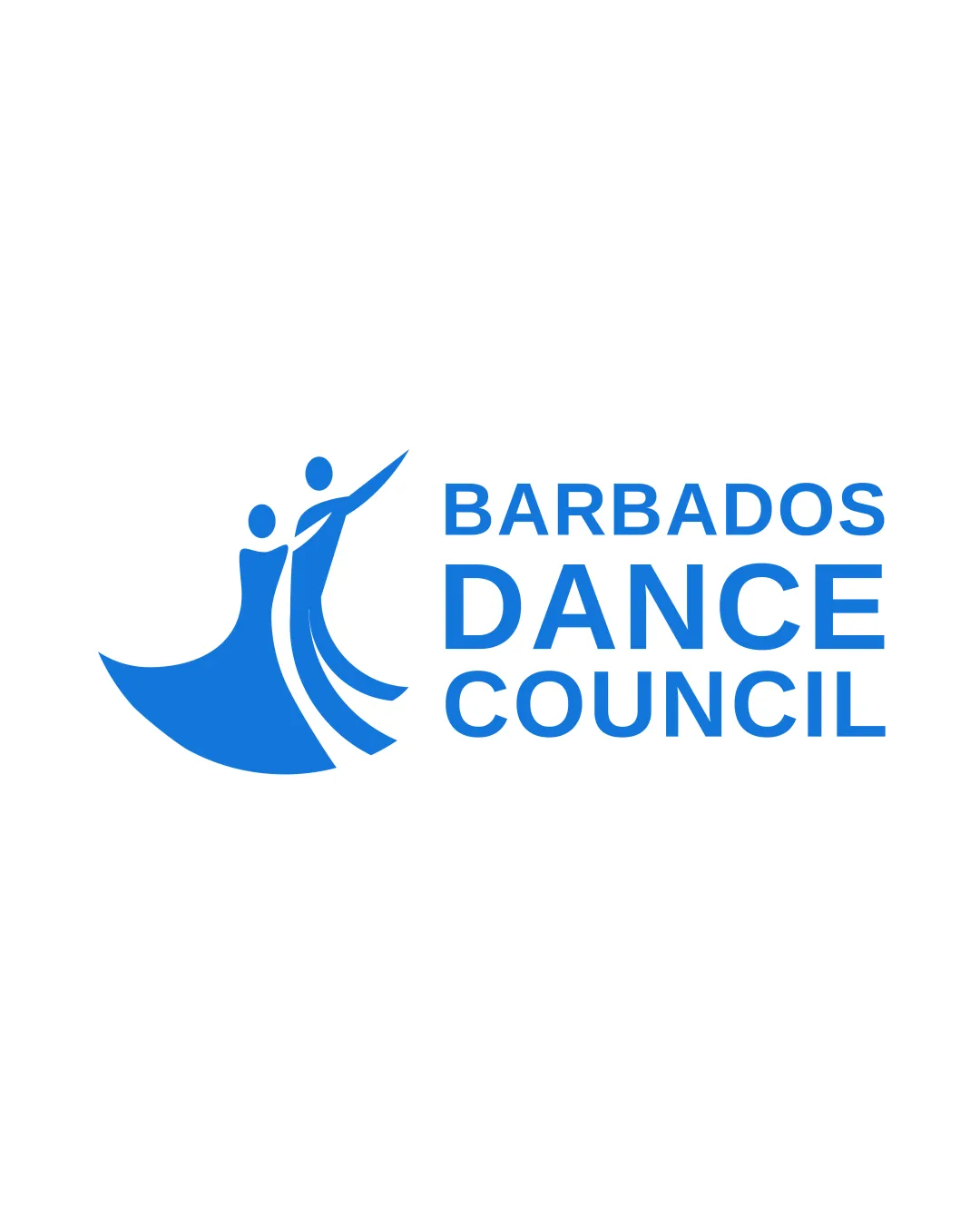 Barbados Dance Council Abstract Dancing Couple With Flowing Dress Combination Mark Arts Modern Minimalist Logo Review