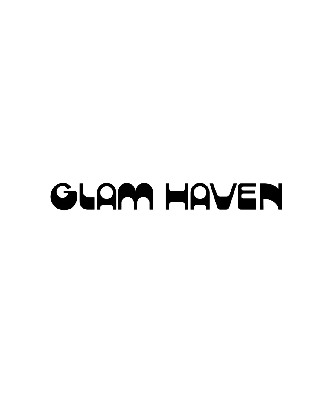 Glam Haven Wordmark Beauty Retro Geometric Bold Logo Review