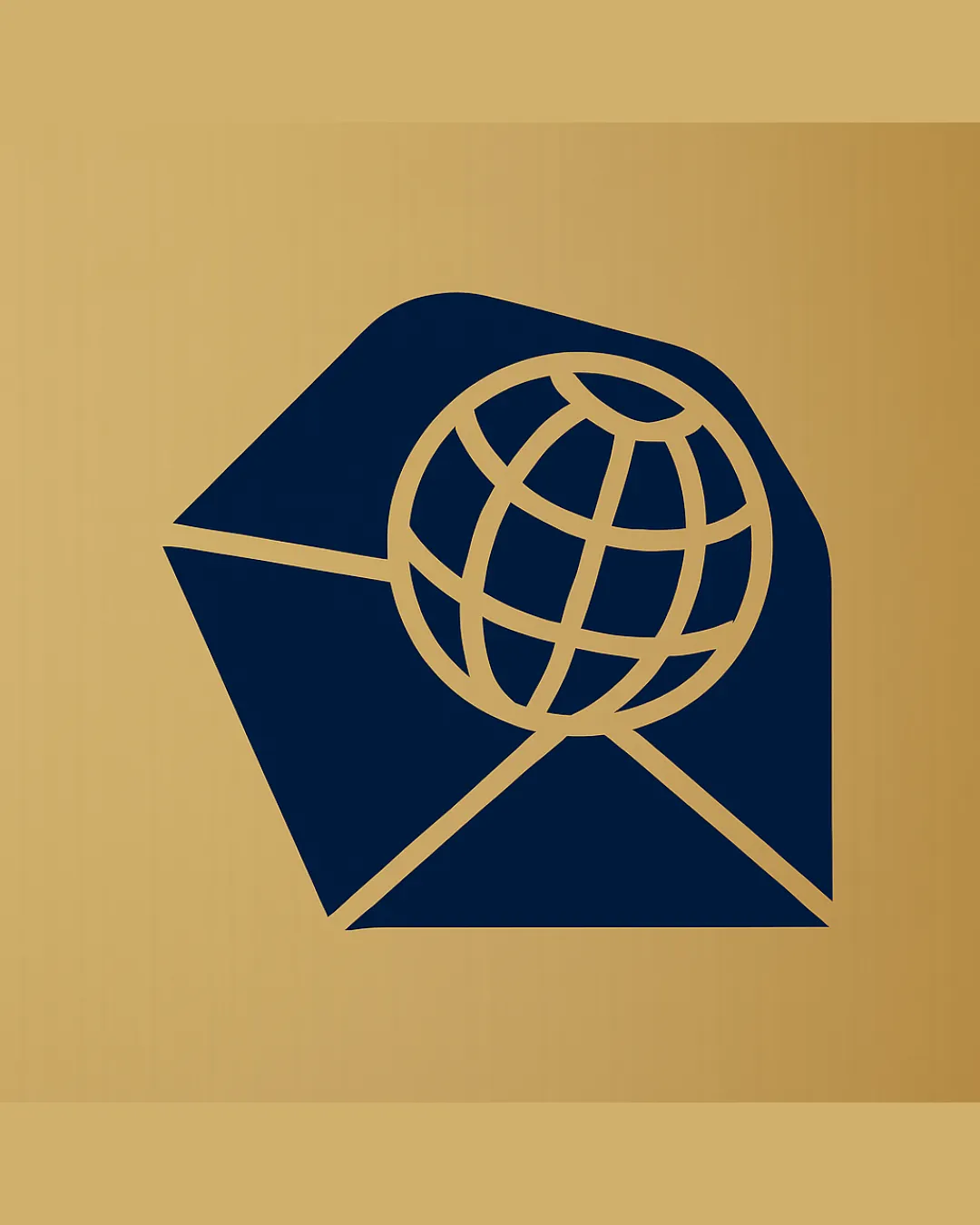 Envelope With Globe Combination Mark Logistics Geometric Modern Minimalist Logo Review