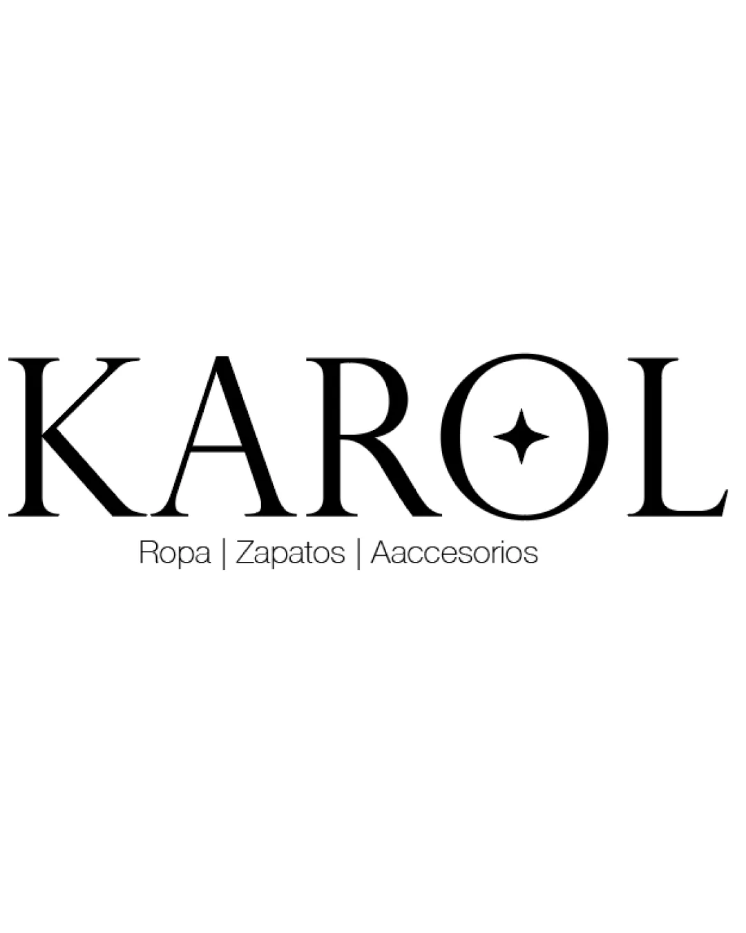 Karol Ropa Zapatos Aaccesorios Star Shaped Glyph Inside The O Wordmark With Symbol Fashion Minimalist Serif Logo Review