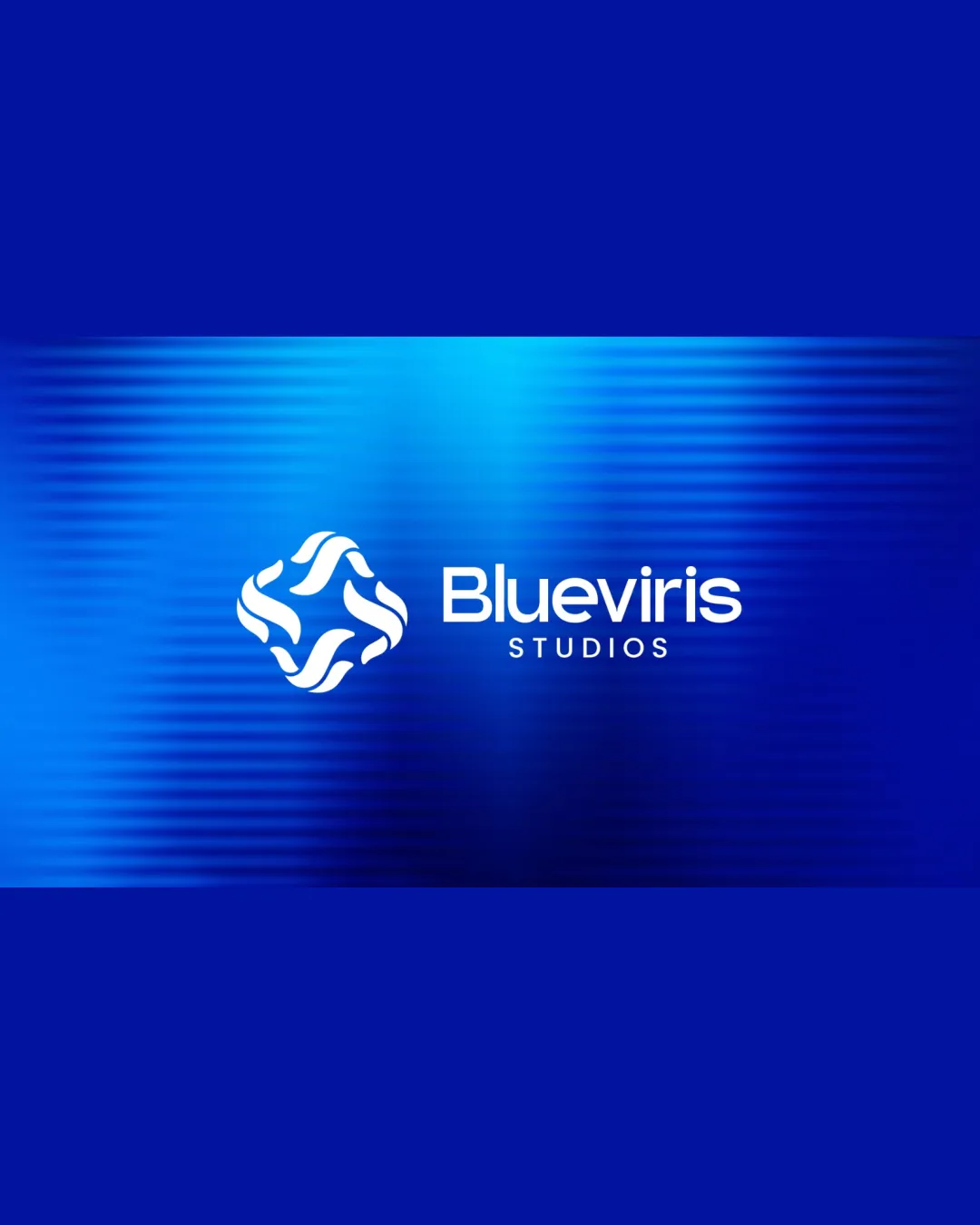 Blueviris Studios Circular Abstract Shape With Intertwining Wave Ribbon Like Elements Combination Mark Media Modern Abstract Logo Review