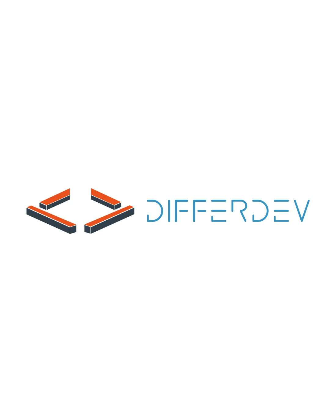 Differdev Isometric Code Brackets Stylized