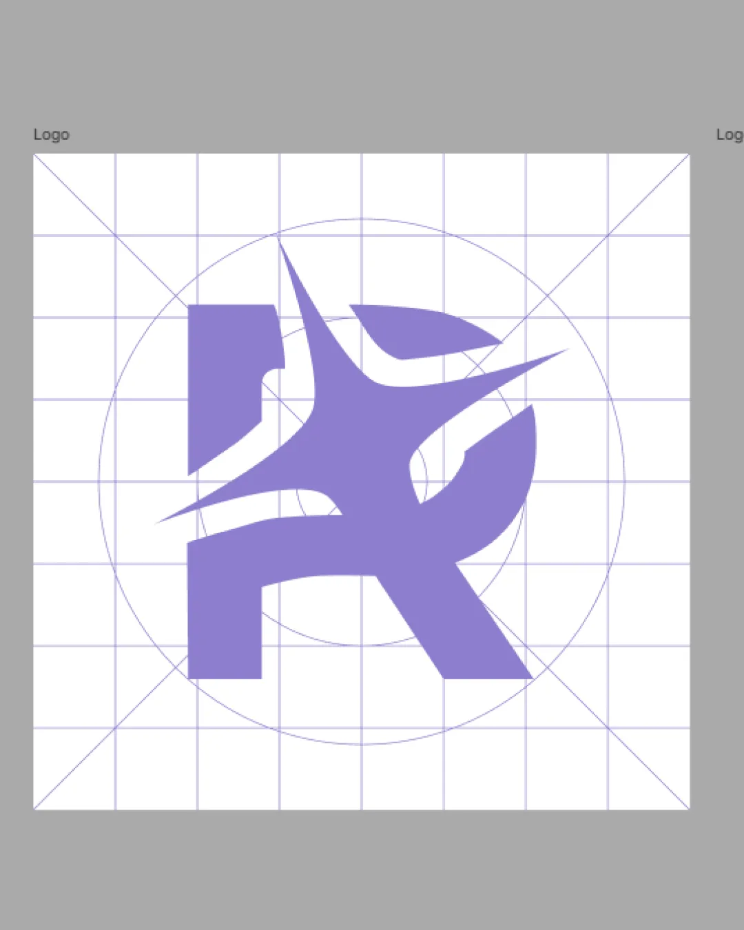 R Stylized R With Dynamic Abstract Spikes Monogram Logomark Technology Modern Geometric Abstract Logo Review